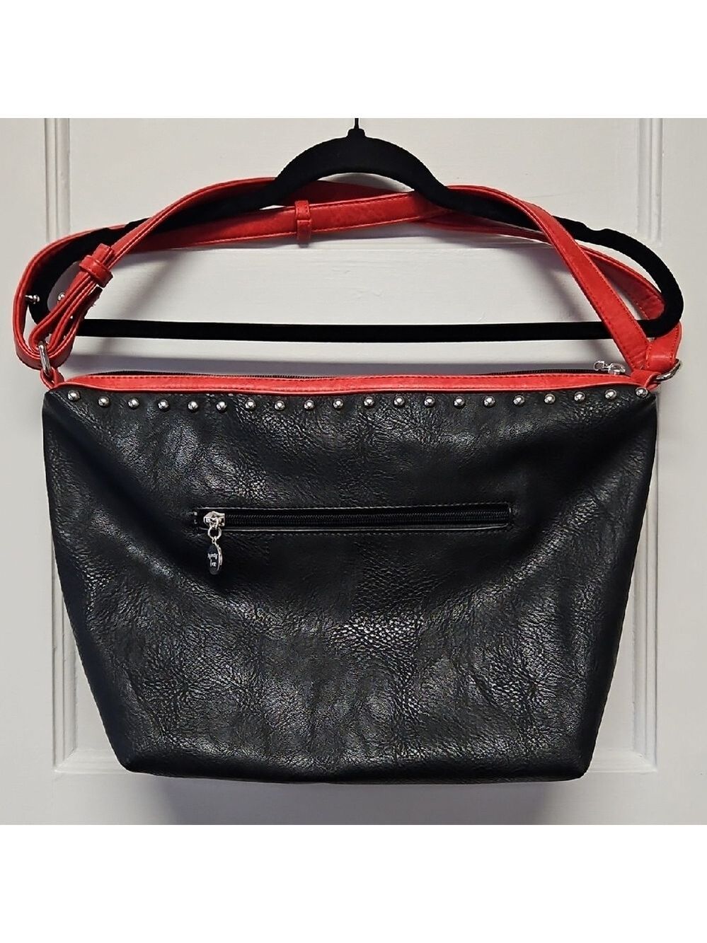 Sydney Love Black and Red Studded Boho Bag